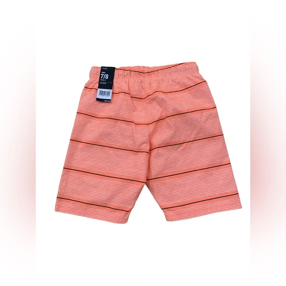 Hurley NWT Size 7/8 Bright Orange Swim Trunks